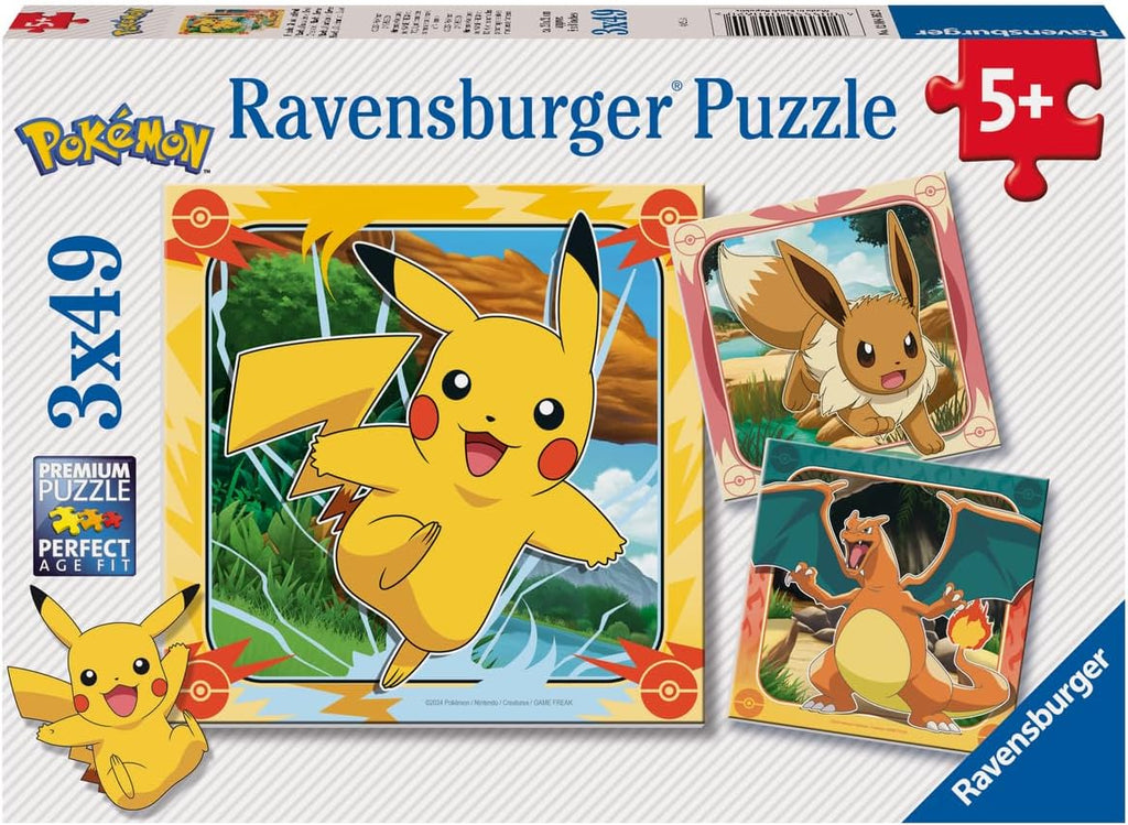 Puzzles Ravensburger - Pokemon. 3x49