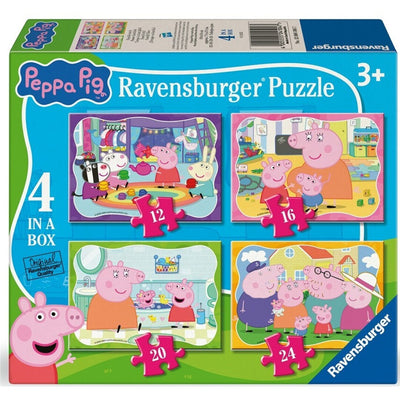 Puzzle Ravensburger - Peppa Pig. 4 en 1. 12-24 piezas