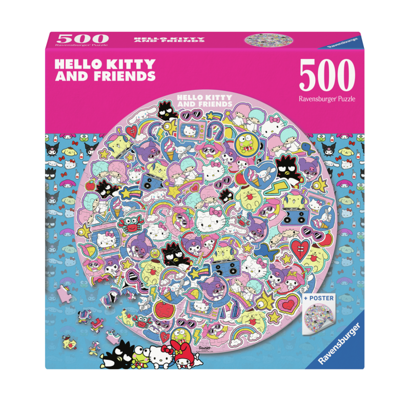 Puzzle Ravensburger Circular - Hello Kitty. 500 piezas