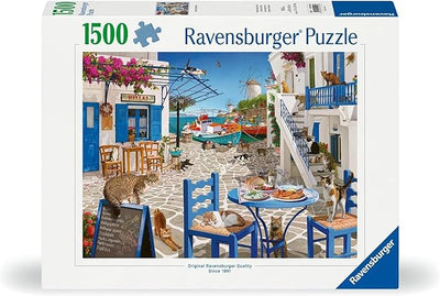 Puzzle Ravensburger - Gatos de Mykonos. 1500 piezas