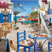 Puzzle Ravensburger - Gatos de Mykonos