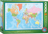 Mapa Moderno del Mundo-Puzzle-Eurographics Puzzles Europe-Doctor Panush