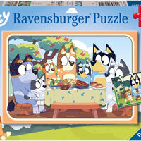 Puzzle Ravensburger - Bluey. 2x24 piezas