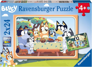 Puzzle Ravensburger - Bluey. 2x24 piezas