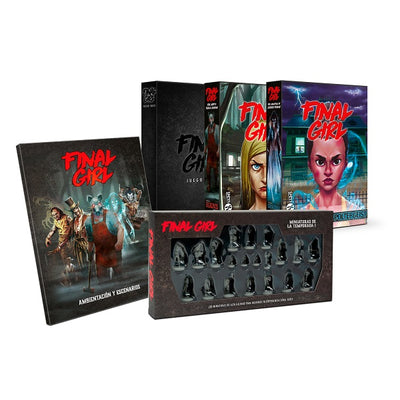 Final Girl - Pack 1 Juego Base + Películas 1 y 2 + Miniature Box S1 + Libro Ambientación