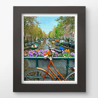 Puzzle Pintoo - Bicicleta en Amsterdam. 500 piezas