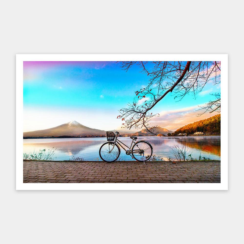 Puzzle Pintoo - Bicycle Trip Collection - Bicycle by the Serene Lake. 1000 piezas-Puzzle-Pintoo-Doctor Panush