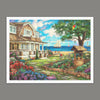 Puzzle Pintoo - Chuck Pinson - Sea Garden Cottage. 1200 piezas
