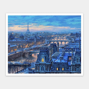 Puzzle Pintoo - Evgeny Lushpin - Spanning the Seine. 2000 piezas
