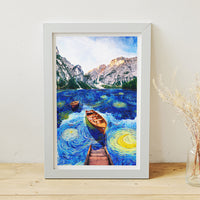 Puzzle Pintoo - Fantasy - Boat in the Starry Night. 1000 piezas-Puzzle-Pintoo-Doctor Panush