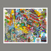 Puzzle Pintoo - MonkiEarz - The Music City. 2000 piezas