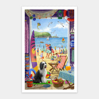 Puzzle PieceRelax - Sarah Adams - Summer Beach Hut Door. 1000 piezas-Puzzle-Pintoo-Doctor Panush