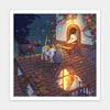 Puzzle Pintoo - Limduey - Night on the Roof. 900 piezas