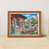 Puzzle PieceRelax - Image World - Colorful Lake House. 1200 piezas