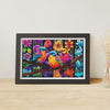 Puzzle PieceRelax - Bigelow Ilustrations - Colors Carnival - Kingsfisher Among Flowers. 1000 piezas-Puzzle-Pintoo-Doctor Panush