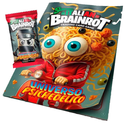 Italian Brainrot TCG Serie Alpha Album + Sobre