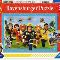 Puzzles Ravensburger - Sam El Bombero. 2x12 piezas