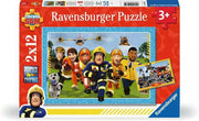 Puzzles Ravensburger - Sam El Bombero. 2x12 piezas