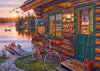 Puzzle Schmidt - Lakeside Cabin with Bike. 1000 piezas-Puzzle-Schmidt-Doctor Panush