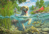 Puzzle Schmidt - Mark Fredrickson - Labrador fishing. 1000 piezas-Puzzle-Schmidt-Doctor Panush
