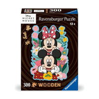 Puzzle de madera Ravensburger - Mickey & Minnie. 300 Piezas