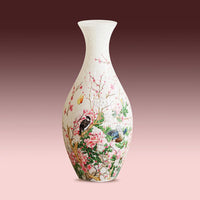 Puzzle Vase - Flowers and Birds. 160 piezas