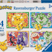 Puzzle Ravensburger - Pokemon. 4 en 1. 12-24 piezas