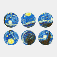 Puzzle Pintoo 3D - Llavero - Noche Estrellada de Van Gogh. 24 piezas