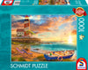 Puzzle Schmidt - Sunset over Lighthouse Bay. 1000 piezas-Puzzle-Schmidt-Doctor Panush
