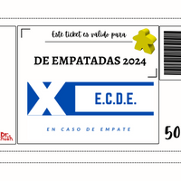 Ticket De Empatada 2024
