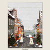 Puzzle PieceRelax - Katherine Blower - Snowy Harbor Town. 1008 piezas-Puzzle-Pintoo-Doctor Panush
