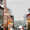 Puzzle PieceRelax - Katherine Blower - Snowy Harbor Town. 1008 piezas-Puzzle-Pintoo-Doctor Panush