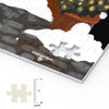 Puzzle PieceRelax - Katherine Blower - Snowy Harbor Town. 1008 piezas-Puzzle-Pintoo-Doctor Panush