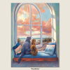 Puzzle PieceRelax - Lucie Bilodeau - Enjoying the View. 1008 piezas-Puzzle-Pintoo-Doctor Panush
