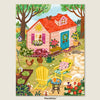 Puzzle PieceRelax - Olivia Gibbs - Whimsy Garden House. 1008 piezas-Puzzle-Pintoo-Doctor Panush