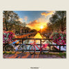 Puzzle PieceRelax - Beautiful Sunrise over Amsterdam. 1008 piezas-Puzzle-Pintoo-Doctor Panush