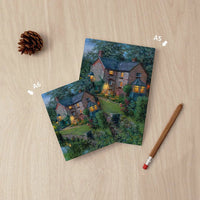 Puzzle Pintoo Book Cover A5 329pcs - Evgeny Lushpin - Casa junto al Estanque