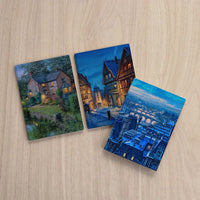 Puzzle Pintoo Book Cover A6 233pcs - Evgeny Lushpin - Spanning the Seine