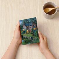 Puzzle Pintoo Book Cover A6 233pcs - Evgeny Lushpin - Casa junto al Estanque