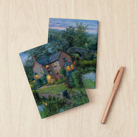 Puzzle Pintoo Book Cover A6 233pcs - Evgeny Lushpin - Casa junto al Estanque