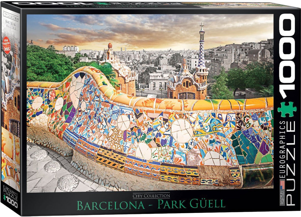 Puzzle Eurographics - Barcelona. Park Güell. 1000 piezas-Puzzle-Eurographics-Doctor Panush