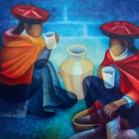 Puzzle Bluebird Puzzle - Louis Toffoli - Les Marchandes (Pérou), 1975. 1000 piezas-Puzzle-Bluebird Puzzle-Doctor Panush