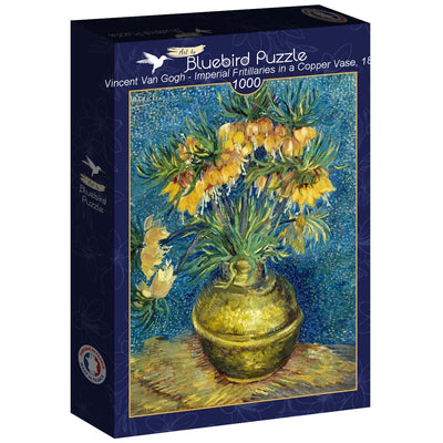 Puzzle Bluebird Puzzle - Vincent Van Gogh - Imperial Fritillaries in a Copper Vase, 1887. 1000 piezas-Puzzle-Bluebird Puzzle-Doctor Panush