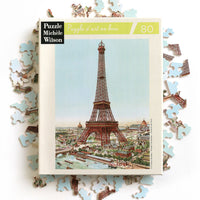 Puzzle de madera Michèle Wilson.La torre Eiffel.TAUZIN. 80 piezas