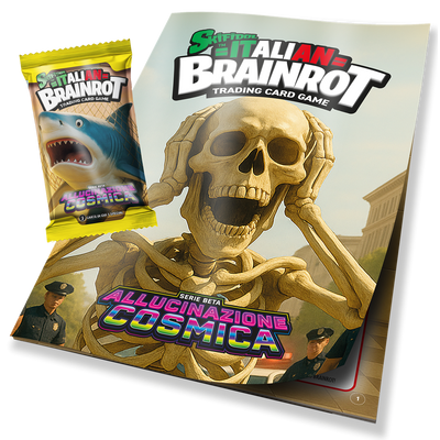 Italian Brainrot TCG Serie Beta Album + Sobre