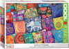 Puzzle Eurographics - Indian Pillows. 1000 piezas-Puzzle-Eurographics-Doctor Panush