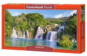 Puzzle Castorland - Krka Waterfalls, Croatia. 4000 piezas