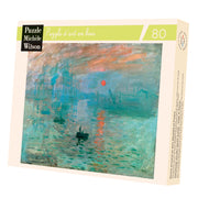 Puzzle de madera Michèle Wilson.Impresión, Sol naciente. MONET. 80 piezas