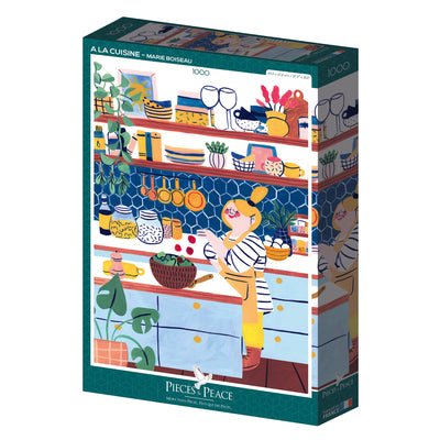 Puzzle Pieces & Peace - A la Cuisine. 1000 piezas-Puzzle-Pieces & Piece-Doctor Panush