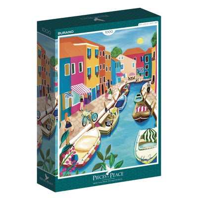 Puzzle Pieces & Peace - Burano. 1000 piezas-Puzzle-Pieces & Piece-Doctor Panush